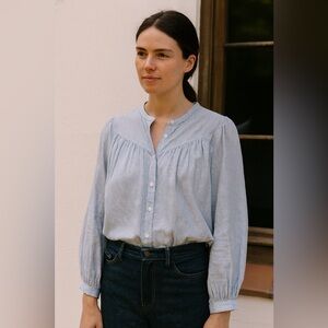 Sofie Schnoor || Striped Flowy Buttondown Shirt
